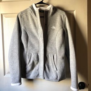 North face Heather Gray